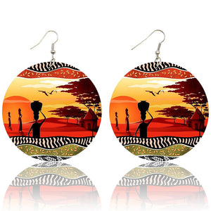 African Sunset | African inspired earrings