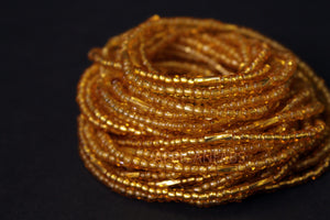 Waist Beads / African Waist Chain - IDEMUDIA - Gold (elastic)