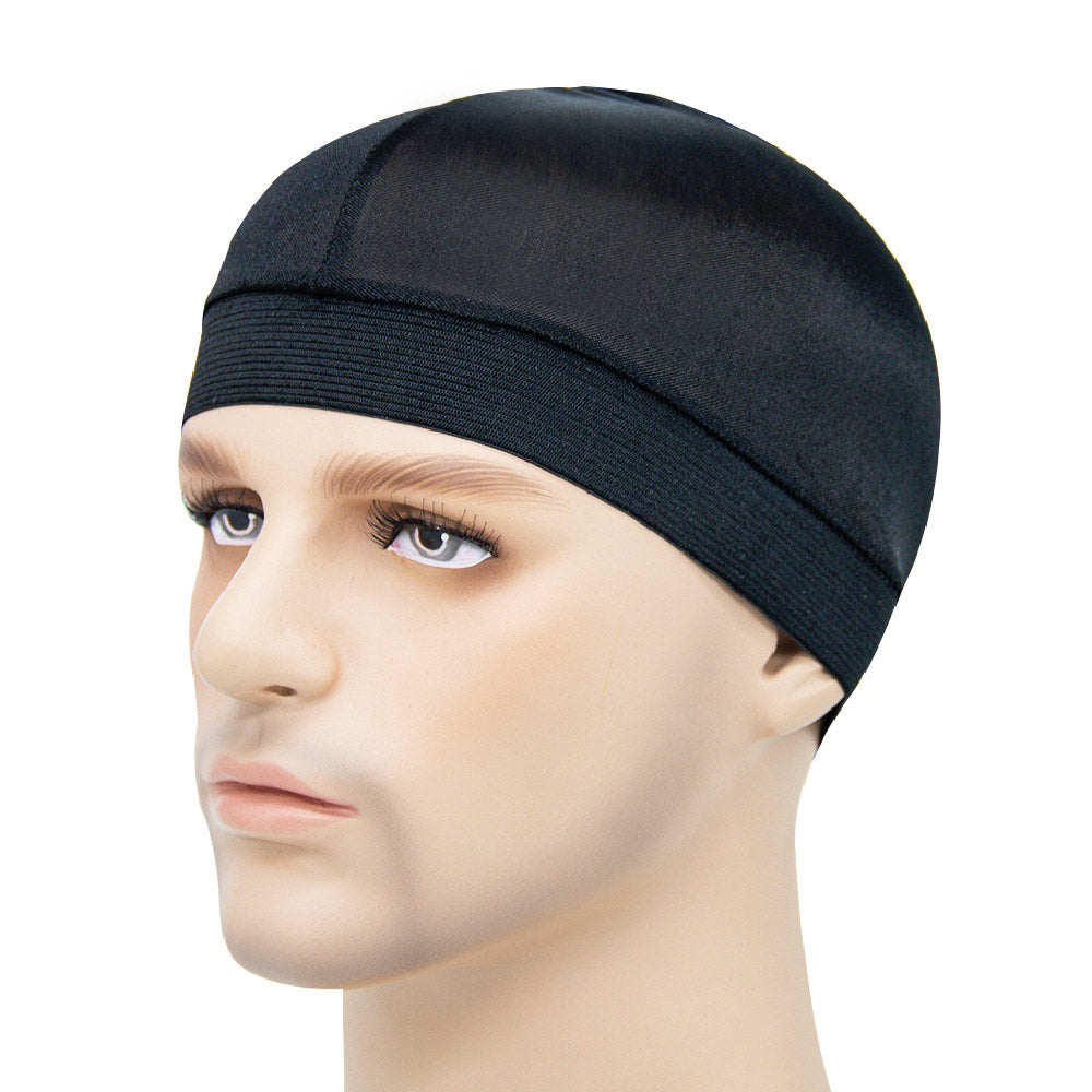 Wave Cap - Silky wave caps / Rags cap / Durag cap / 360 Waves cap Blac ...
