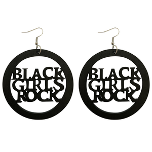African earrings, wooden earrings | Black girls rock 6cm