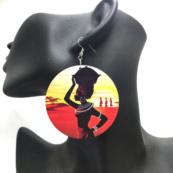 Africa inspired earrings | Horizon in Africa