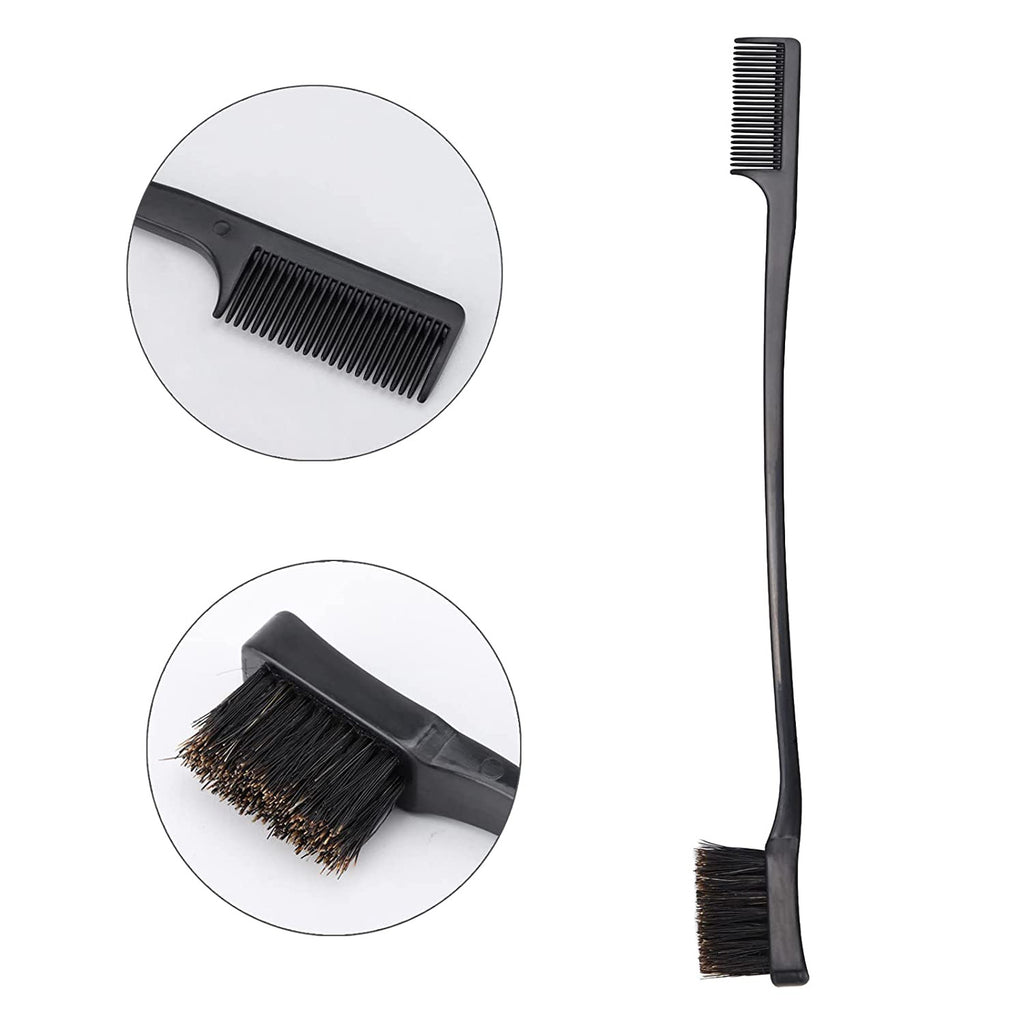 Edge Control Comb Edge control brush / mini comb - Edge brush - Boar hair / Baby hair br ...