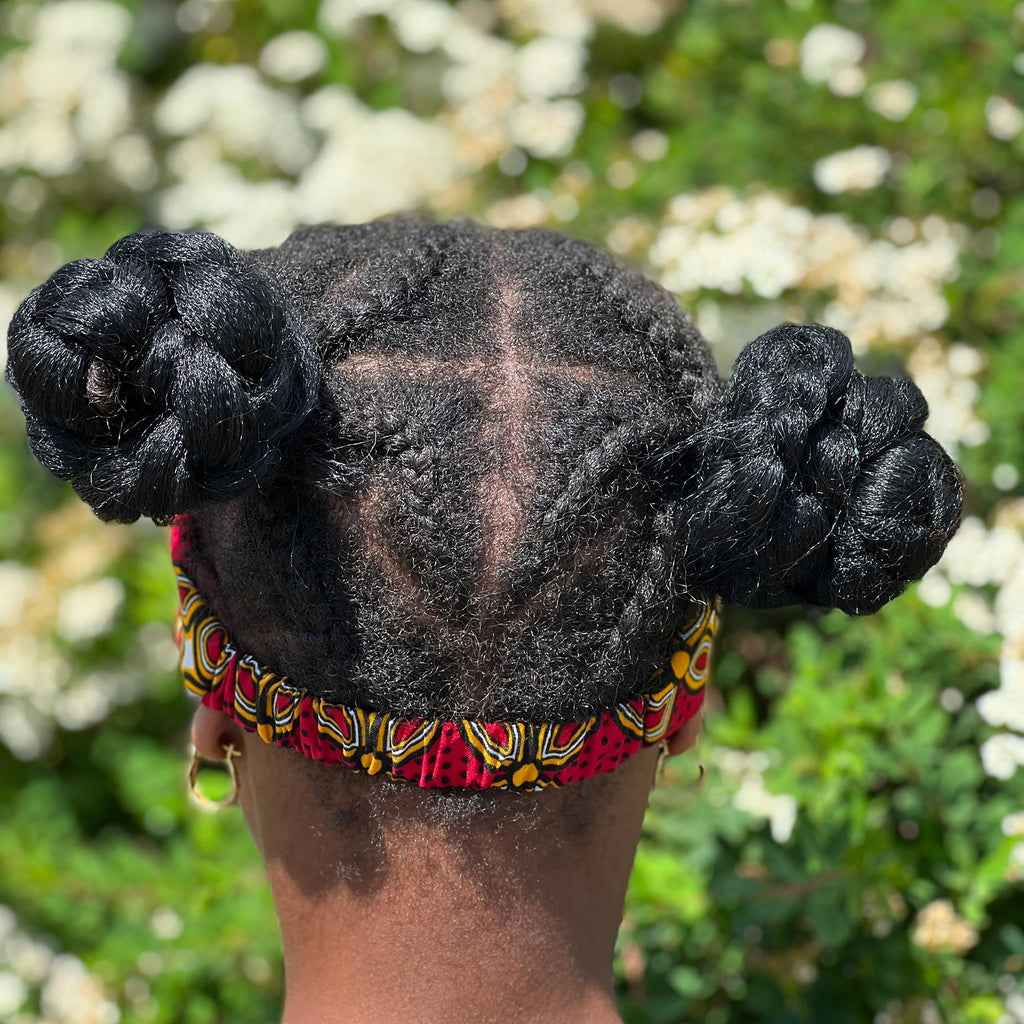 print Headband - Kids Hair Accessories - Red patterns – AfricanFabs