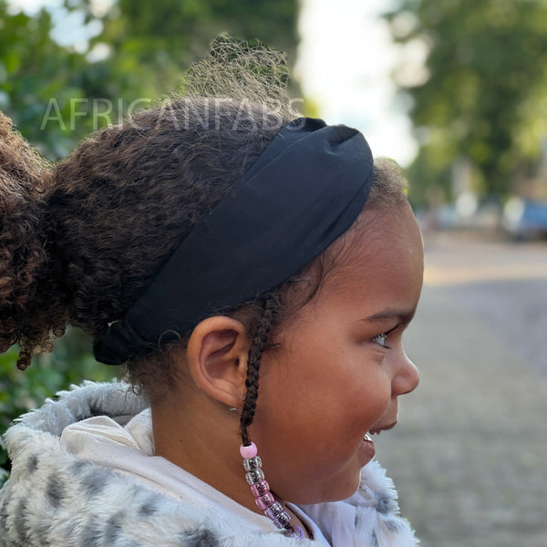 African print Headband - Kids - Hair Accessories - Black