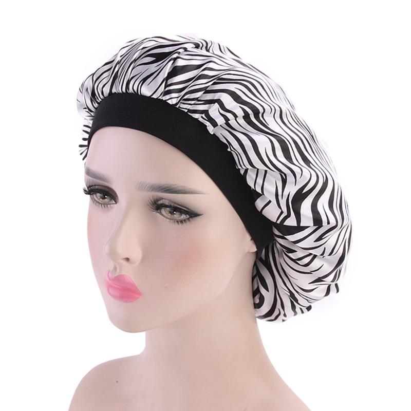 White tiger Satin Hair Bonnet ( Satin Night sleep cap ) – AfricanFabs