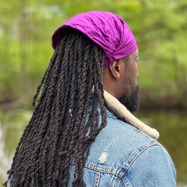 Purple Headband - Unisex Adults - Cotton Hair Accessories