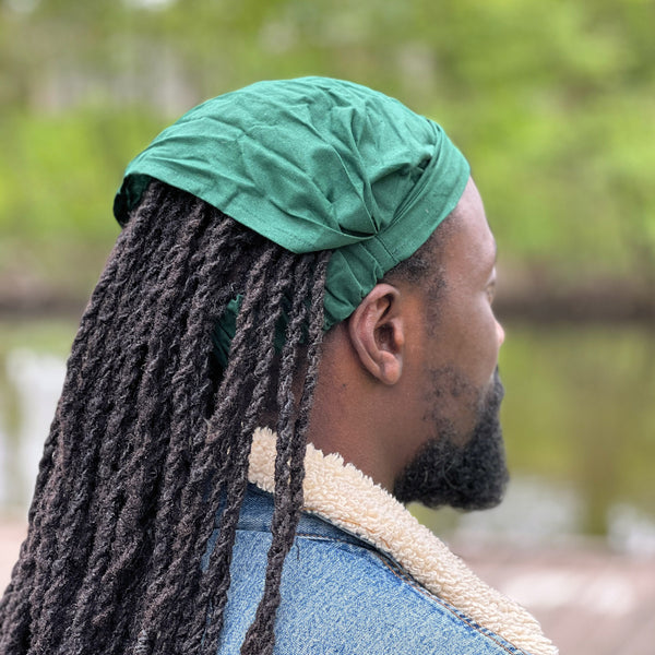 Green Headband - Unisex Adults - Cotton Hair Accessories