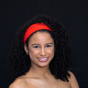 Red Hairband / Headband - Stretch Fabric - Yoga / Sports / Casual - Unisex Adults