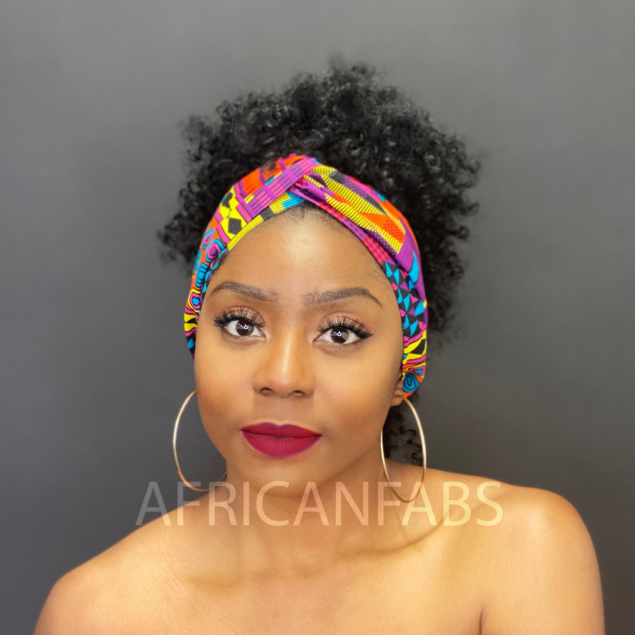African print Headband - Adults - Hair Accessories - Multi color kente –  AfricanFabs