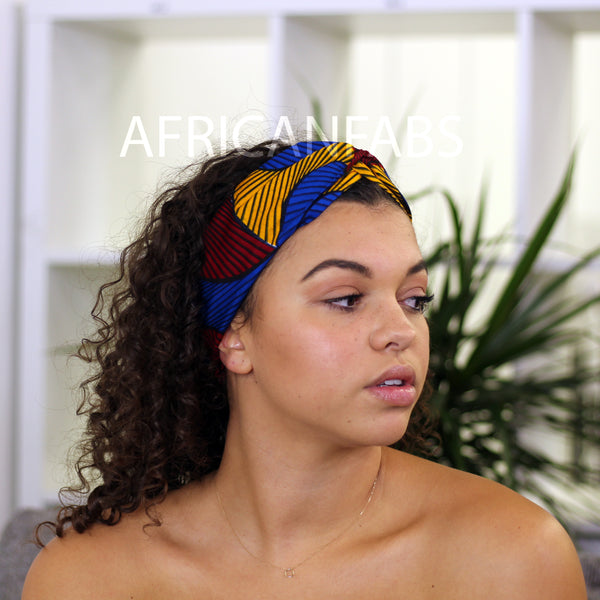 African print Headband - Adults - Hair Accessories - Red Santana VLISCO