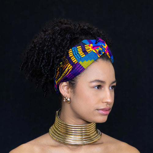 African print Headband - Adults - Hair Accessories - Multicolor kente