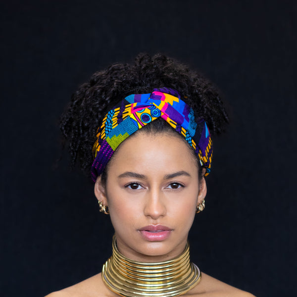African print Headband - Adults - Hair Accessories - Multicolor kente