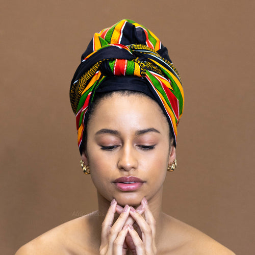 Black / Pan African kente headwrap