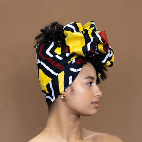 Headwrap Shop - Wraps Africains Wax Imprimés Dreadlocks Afros