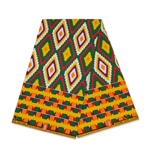 African Ghana / Kente print fabric KT-3092