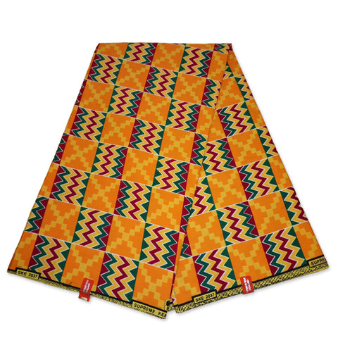 African Ghana / Kente print fabric KT-3093