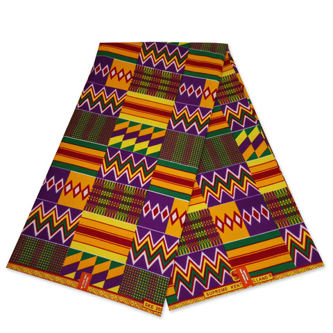 African Ghana / Kente print fabric KT-3118