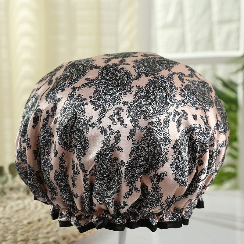 LARGE Shower cap for full hair / curls - Ancient look