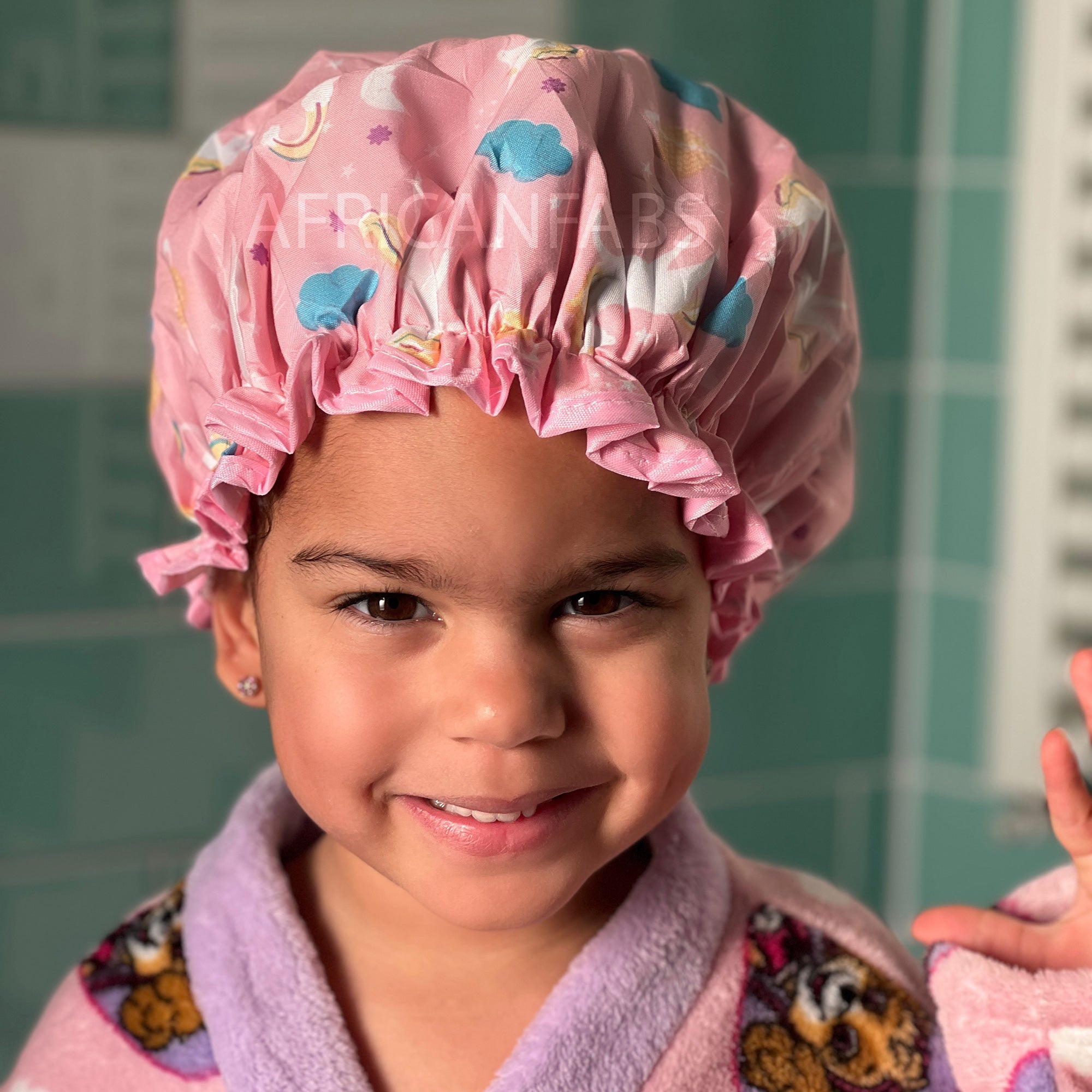 Kids shower cap