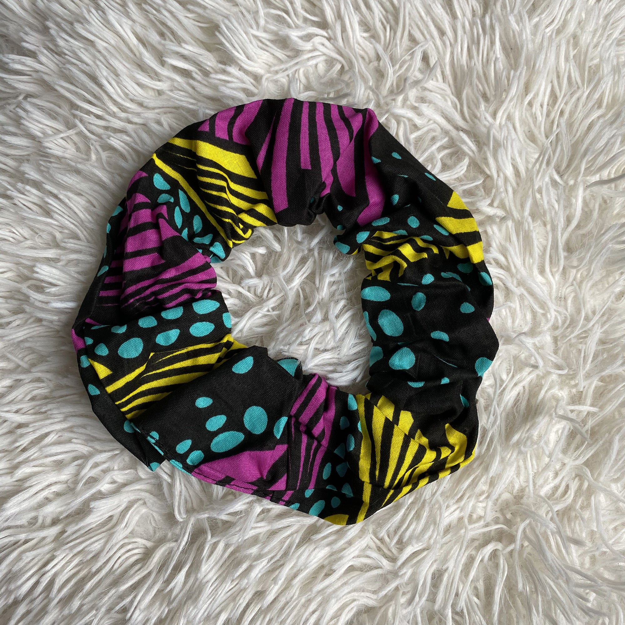 African print Scrunchie - XL Hair Accessories - Multicolor