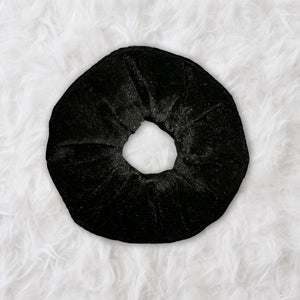 Scrunchie Velvet - Adults Hair Accessories - Black