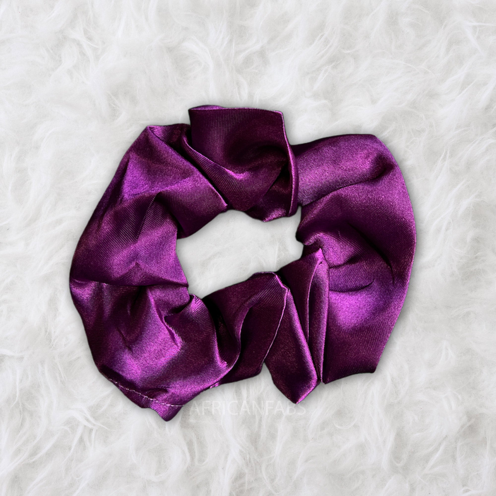Scrunchie Satin - Hair Accessories - Purple
