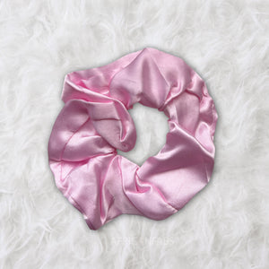 Scrunchie Satin - Hair Accessories - Pink