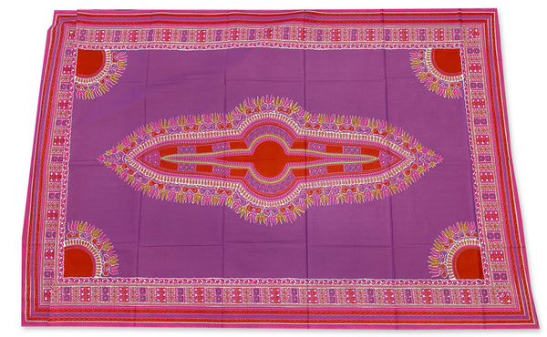 VLISCO Purple / Red Dashiki / Angelina Java Wax print fabric