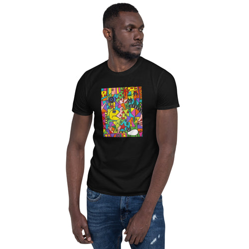 T-shirt Unisex - SUPPORT A CHARITY - Art from South Africa SA02 (Multiple colors)