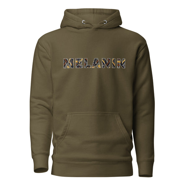 Hoodie - Unisex - MELANIN in bogolan print D003 (Hoodie in multiple colors)